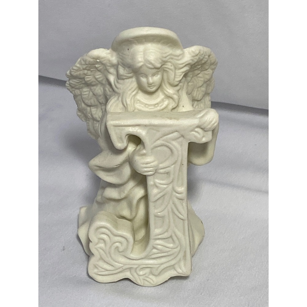 Gift Collection Jade Porcelain Angel Candle Holders Set of 3 - Picture 4 of 7